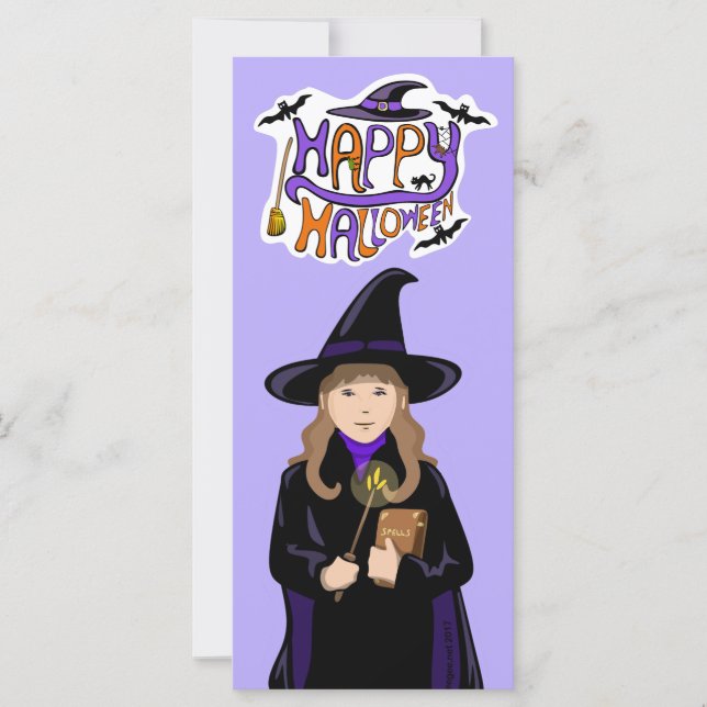 Halloween Bokmärke Rackcards (Framsida)