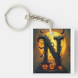 Halloween Bokstav N Enkel Tår
