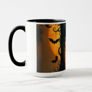 Halloween Bokstav N Enkel Tår Mugg