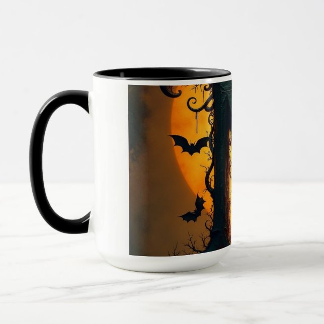 Halloween Bokstav N Enkel Tår Mugg (Vänster)