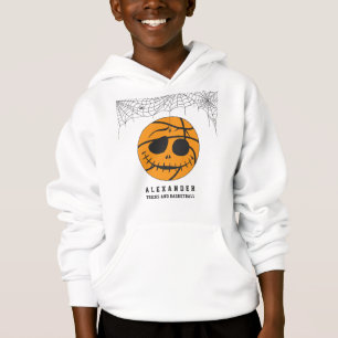 Halloween Boll Trick eller Basketball Birthday T Shirt