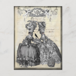 Halloween Boll Vykort