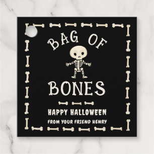 Halloween-boner Gåvor Etiketter