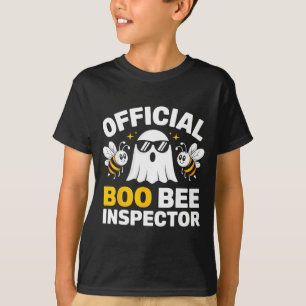 Halloween boo bee inspektör rolig kostym män t shirt