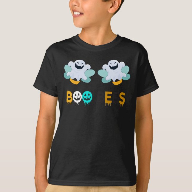 Halloween Boo Bees Ghost Matching Par Family F T Shirt (Framsida)