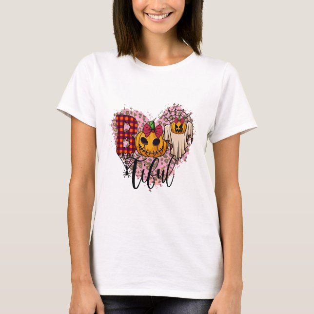 halloween boo bougie t shirt (Framsida)