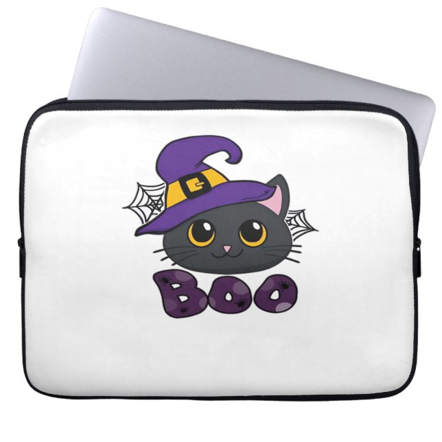 Halloween Boo Crew Classic T-Shirt Laptop Fodral (Framsidan)