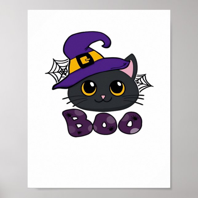 Halloween Boo Crew Classic T-Shirt Poster (Framsidan)