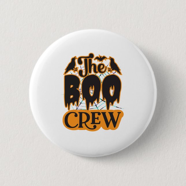 Halloween Boo Crew Knapp (Framsida)