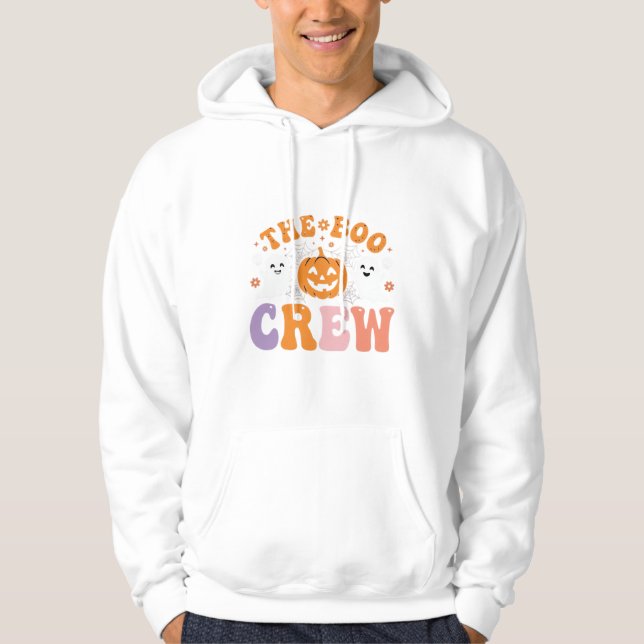 Halloween Boo Crew Spökpumpa Design_1 Hoodie (Framsida)
