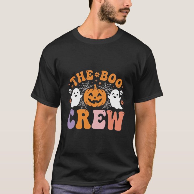 Halloween Boo Crew Spökpumpa Design_1 T Shirt (Framsida)