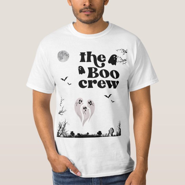 Halloween Boo Crew Trio of Spöken T Shirt (Framsida)