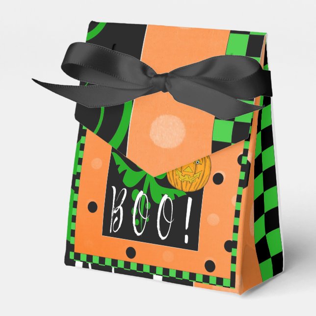 Halloween BOO-favoritrutor Presentaskar (Framsidan Sidan)
