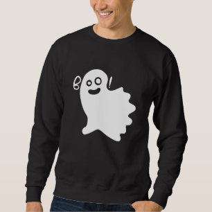 Halloween Boo för män kvinnor pojkar flickor Lång Ärmad Tröja