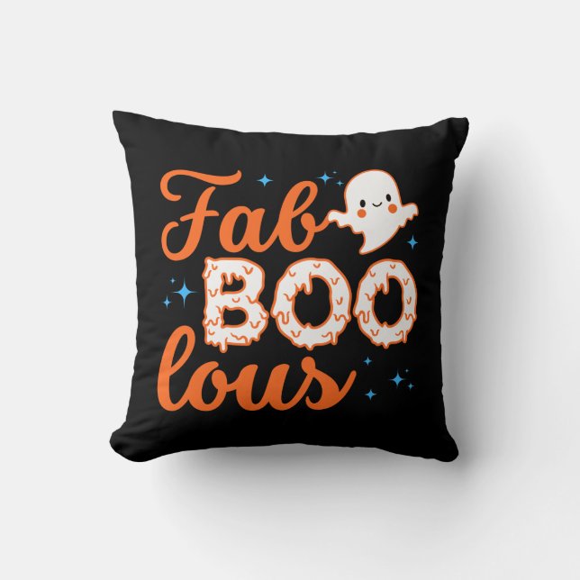 Halloween Boo Funny Kudde (Framsida)