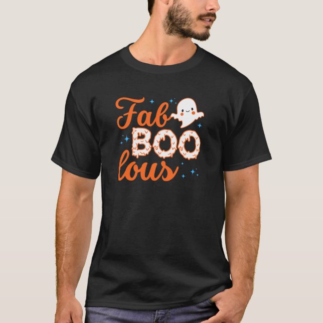 Halloween Boo Funny T Shirt (Framsida)