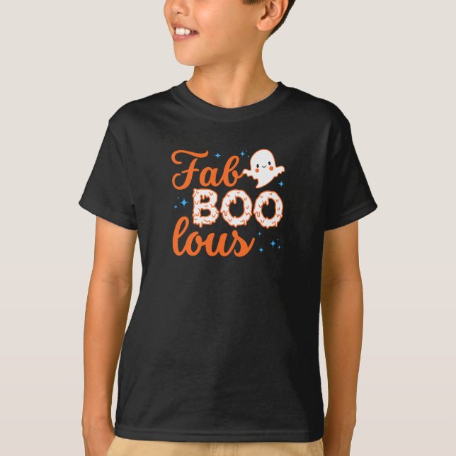 Halloween Boo Funny T Shirt (Framsida)