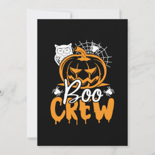 Halloween Boo-gänget födelsedag Inbjudningar