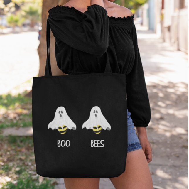 Halloween Boo Ghost Bees Vuxen Funny Tygkasse (Skapare uppladdad)