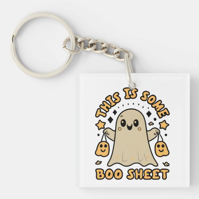 Halloween Boo Ghost Costume Det här är lite Boo La (Framsidan)