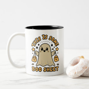 Halloween Boo Ghost Costume Det här är lite Boo La Två-Tonad Mugg