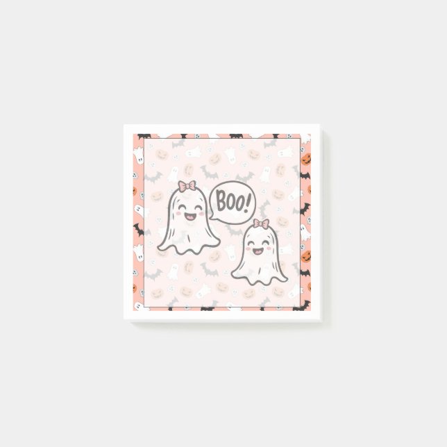 Halloween Boo Ghost Post -it Notes Post-it Block (Framsida)