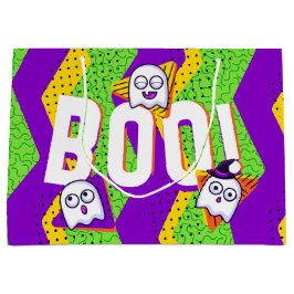 Halloween BOO Ghosts Green Party Bag