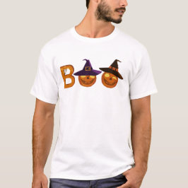Halloween Boo Illustration T Shirt