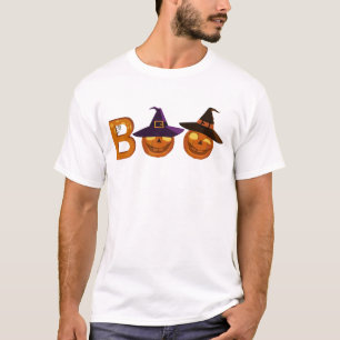 Halloween Boo Illustration   T Shirt
