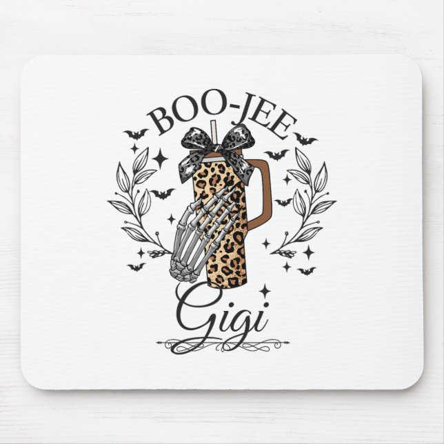 Halloween Boo Jee Gigi Hand Skeleton Funny Spooky Musmatta (Framsidan)