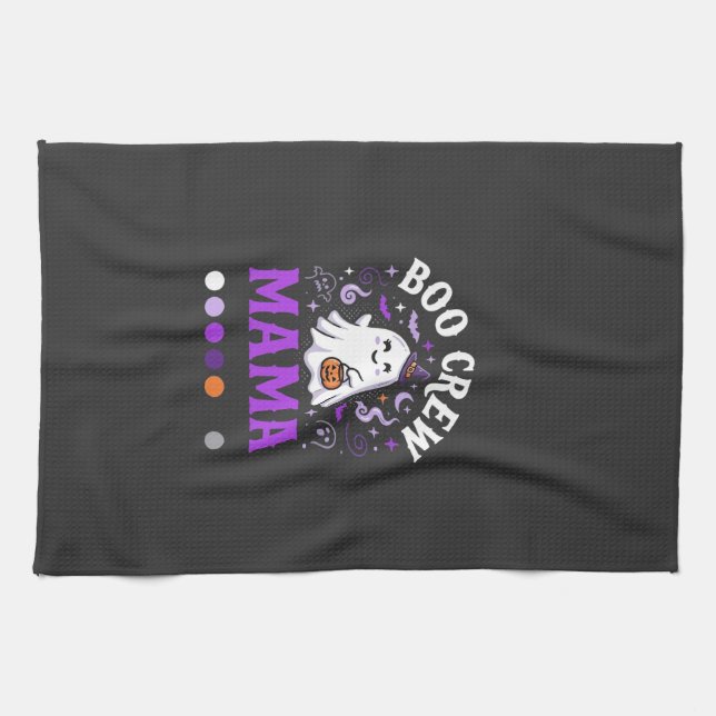 Halloween Boo Mamma Magi Kökshandduk (Horisontell)