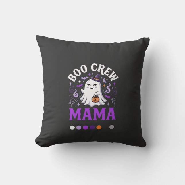 Halloween Boo Mamma Magi Kudde (Framsida)