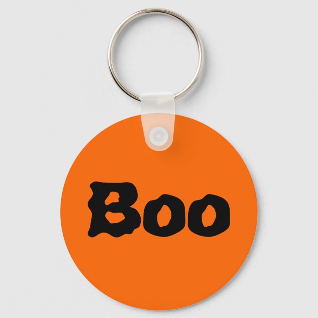 Halloween Boo Nyckelring (Framsida)