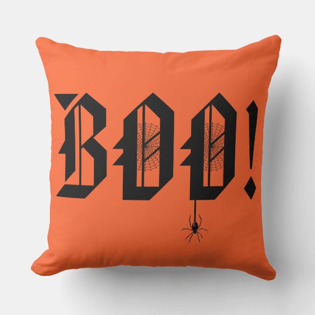 Halloween BOO Pillow Kudde (Framsida)