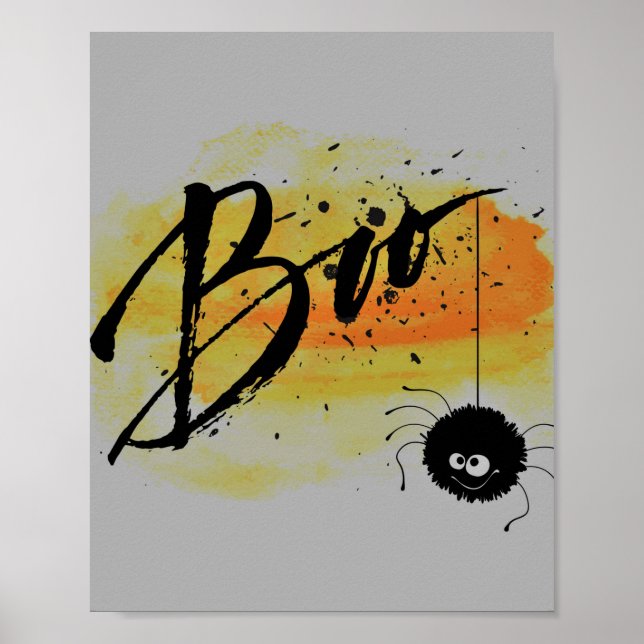 Halloween Boo Poster (Framsidan)