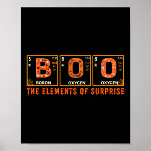 Halloween BOO Primary Inslag of Surprise Science S Poster
