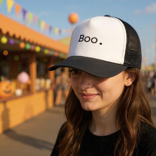 Halloween Boo Sarcastic Minimalist Keps