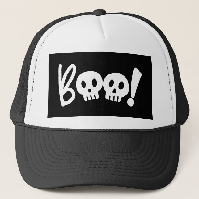Halloween Boo Scary Keps (Framsida)
