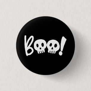 Halloween Boo Scary Knapp