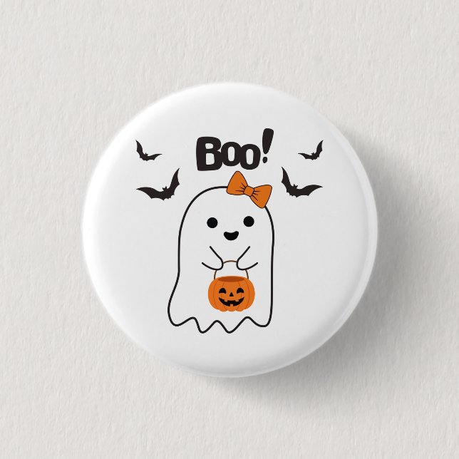 Halloween Boo-shopping Knapp (Framsida)