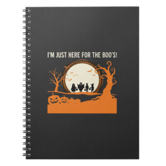 Halloween Boo spök siluett Anteckningsbok