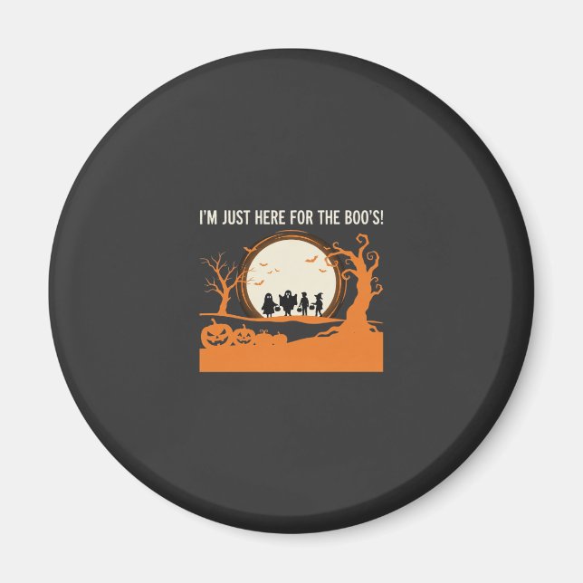 Halloween Boo spök siluett Magnet (Framsidan)