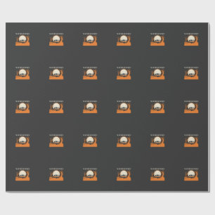 Halloween Boo spök siluett Presentpapper