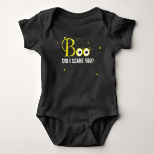 Halloween Boo Spooky Ögon Black Gult T Shirt