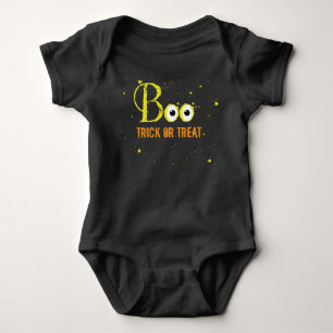 Halloween Boo Spooky Ögon Creepy Bus eller godis T Shirt