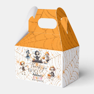 Halloween Boo Spooky Skeletons Costume Baby Shower Presentaskar
