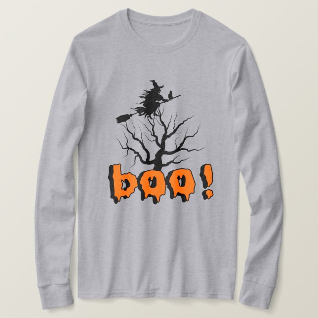 Halloween Boo Sweat Shirt T (Design framsida)