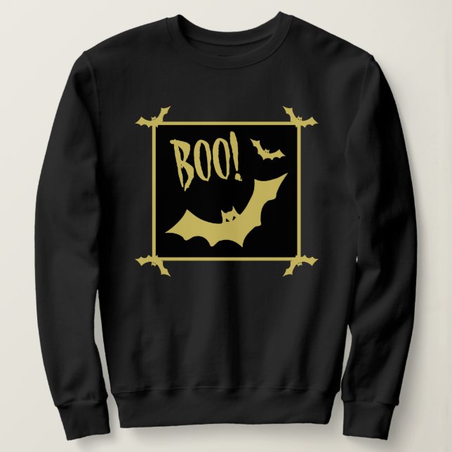 Halloween BOO Sweatshirt av Poet Adiela Akoo T Shirt (Design framsida)
