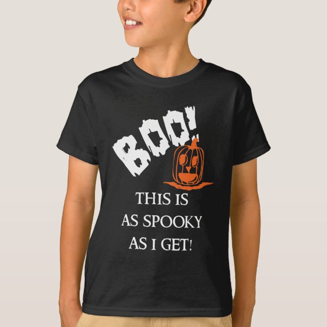 Halloween Boo! T-shirt (Framsida)