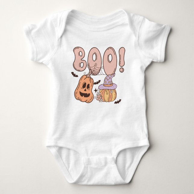 Halloween Boo T Shirt (Framsida)